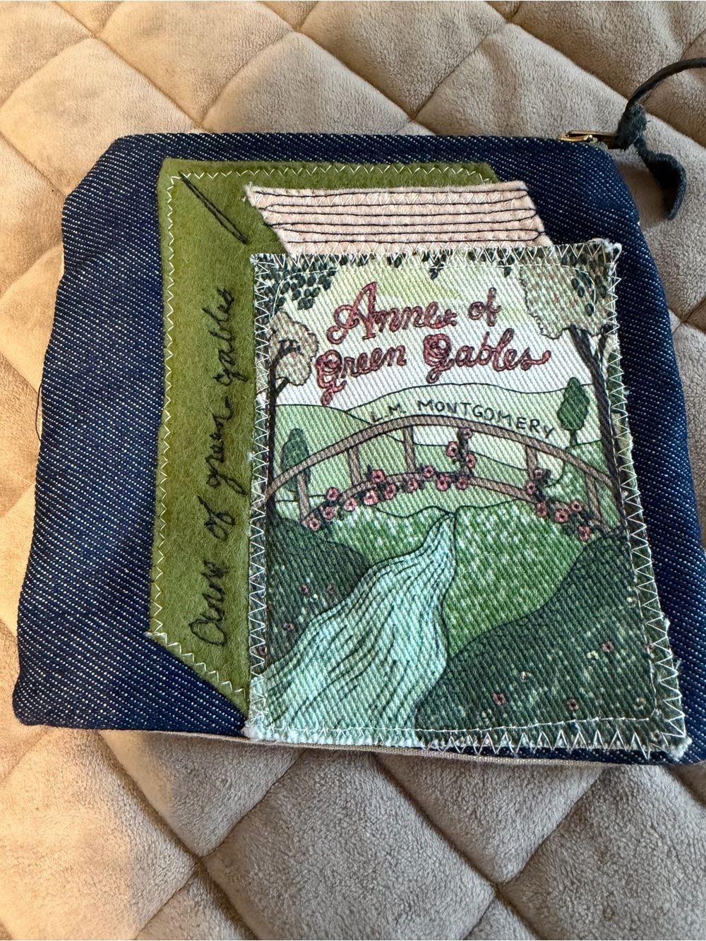 Whimsical Handmade Anne of Green Gables Literary Pouch 📚
